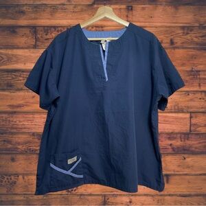 5 for $25🔥Urban Scrubs Navy Scrub Top XXL
